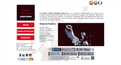 Desktop Screenshot of angeleschinarro.com